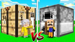 ქრაფტინგის სახლი VS ფურნეისის სახლი! - Minecraft