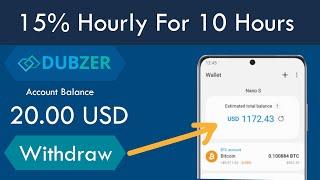 Dubzer - New Free Bitcoin Earning Site 2021 - Mine Free Bitcoin Earn Daily 15% Hourly Live Proof