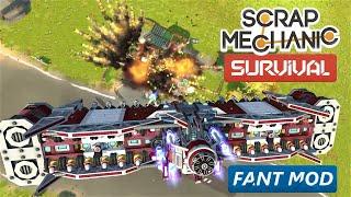 The Cloud-Of-War | Scrap Mechanic Survival | Fant Mod