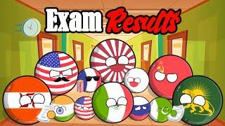 Exam Results Of Countries  Mexico Failed In Exam | #countryballs #india #pakistan #usa #mexico