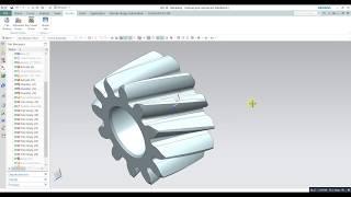 Siemens Nx tutorial Helical gear simple CAD design in NX simens 10