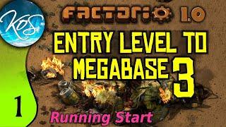 Factorio 1.0 Entry Level to Megabase 3, Ep 1: HOW TO START - Guide, Tutorial