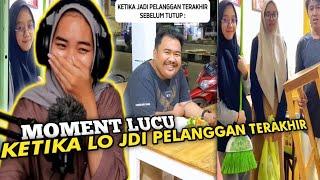 MOMENT LUCU Jadi PELANGGAN TERAKHIR  || Reaction Lucu Asupan Warga 62