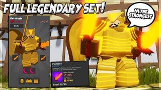 ALL BEST LEGENDARY FULL SET and becoming THE STRONGEST in *NEW* RUMBLE QUEST ROBLOX