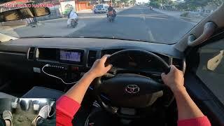 POV DRIVE HIACE COMMUTER sambil praktek mengemudi