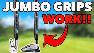 JUMBO GRIPS on all my golf clubs?!