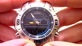 Часы Casio Fishing Gear AMW-703D-1A - Инструкция, как настроить от PresidentWatches.Ru