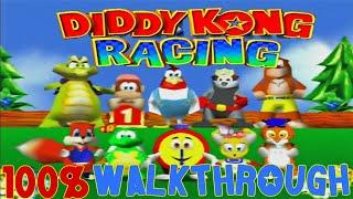 Diddy Kong Racing (Nintendo 64) Full Game Walkthrough (100%)