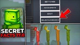  NEW FACTS about UPDATE 17.0! - Melon Playground