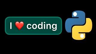 I love coding