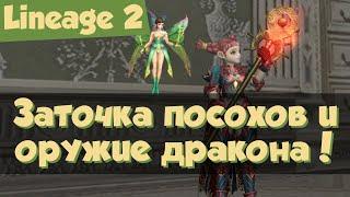 Lineage 2: заточка\модификация посохов Маммона и оружие дракона у орка! (Homunculus)