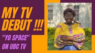 MY TELEVISON DEBUT!!! "YO SPACE" ON @ubctvuganda