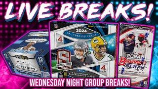 WEDNESDAY NIGHT BREAKS!!!  | Spectra & Chrome NFL + Prizm NBA + WWE + MLB & More! (RGL 3840-3851)