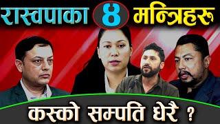 Rastriya Swatantra Party Minister  Property || Who is Most Richest | रास्वपाका मन्त्रीको सम्पत्ति