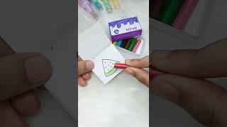 Diy miniature craft ideas#colour book#papercraft  #viral #shorts#suhema art