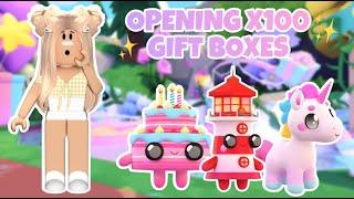 OPENING 100 GIFT BOXES  | OVERLOOK BAY’S 1st BIRTHDAY  | ROBLOX