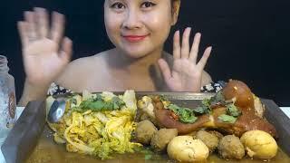 ASMR Eating Pork Belly Eating show