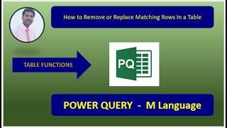 Power Query | M Language | How to Remove or Replace Matching Rows In a Table of Power Query