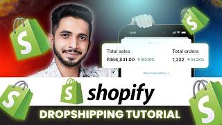 Shopify Dropshipping Store Setup HINDI (2024)  - Shopify Dropshipping Tutorial  - For India 