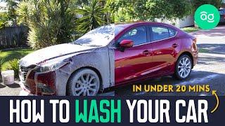 How to wash your car in under 20 minutes - with Joel | AutoGuru.com.au