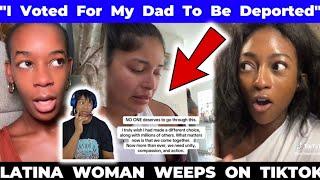 LATINA WOMAN Cries On TikTok | "I Should Have Listened To B■ LACK PEOPLE | Cindysvilla
