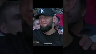 Khamzat Chimaev and Hasbulla in Octagon UFC 280