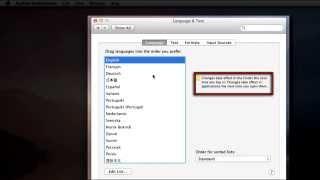 iSDK - Change System Language on Mac OS X