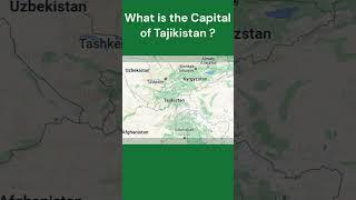 What is the Capital of Tajikistan | Country and Capital | @pradhanseducation