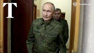 Putin visits Kursk as Ukrainian soldiers retreat