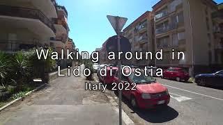 Walking around in Lido di Ostia in Italy 2022