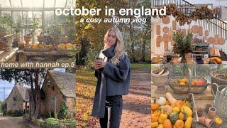 a cosy october vlog: autumn in the english countryside 