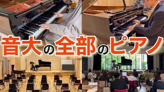 音楽大学のいろんな場所で｢ルパン三世のテーマ｣弾いてみた！［平成音楽大学］