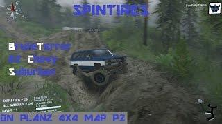 Spintires/Kontrol Freeks/Bruteterror 82 Chevy Suburban On Planz 4x4 Map P2