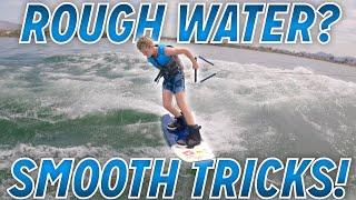 Lake seem too rough to wakeboard? Do This!