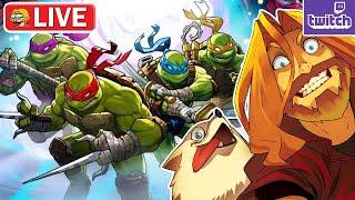 STREAMING ON TWITCH! Ninja Turtles Roguelike?! & FFVII Rebirth PS5 HARD