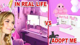 RECREATING My REAL LIFE OFFICE In Adopt Me! (Roblox)