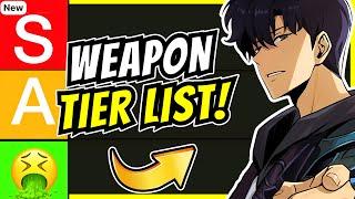 NEW UPDATED JINWOO WEAPON TIER LIST! [Solo Leveling: Arise]