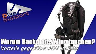 Warum eine Backplate/Wing System anstatt ein ADV Jacket verwenden? | DiveSupport