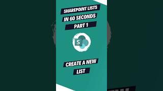 Part 1  SharePoint Lists for Beginners Series  Create a New List