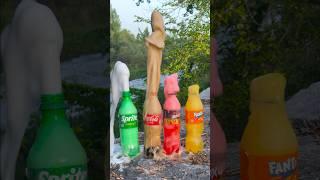 Cola vs. Fanta vs Sprite vs Mohito with Mentos: The Finale!  #experiment