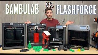 Starting a 3D Print Farm? Is the Flashforge Adventurer 5M Better than the Bambu lab P1P!?