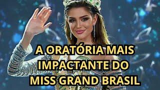 A Oratória mais Impactante do Miss Grand Brasil