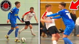 I Played in a PRO FUTSAL MATCH & The Fouls were CRAZY! (Football Skills & Goals)