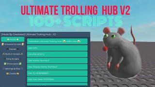 ULTIMATE TROLLING HUB V2 | 100+ SCRIPT & FE | ROBLOX SCRIPTS SHOWCASE