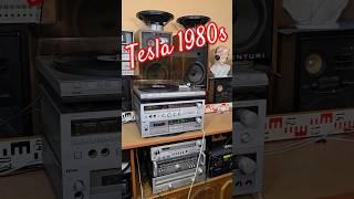 1980s Vintage TESLA HIFI SET, 820A receiver, SM 261 casette deck, MC 600Q record player