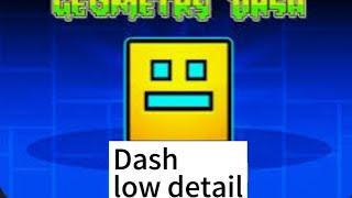 geometry dash level "Dash low detail" #geometrydash