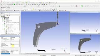 Topology Optimization of a Bell Crank Using ANSYS Mechanical - Part I