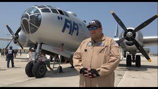 Captain of B29 Bomber CAF PILOT Interview - MEGA B29 Videos - Takeoffs, Landings, Engine Start, Taxi