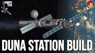 Build and launch of Duna Crewed Station in KSP in 2023