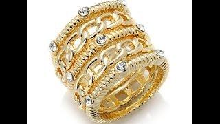 RJ Graziano 'Go Luxe' 5pc Stack Ring Set